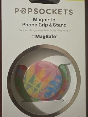 PopSocket Magnetic Phone Grip & Stand - Pink Yellow Blue Green Floral